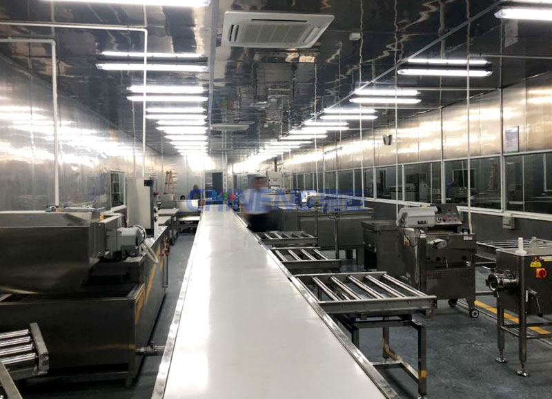 山西電力職業技術學院食堂生產線