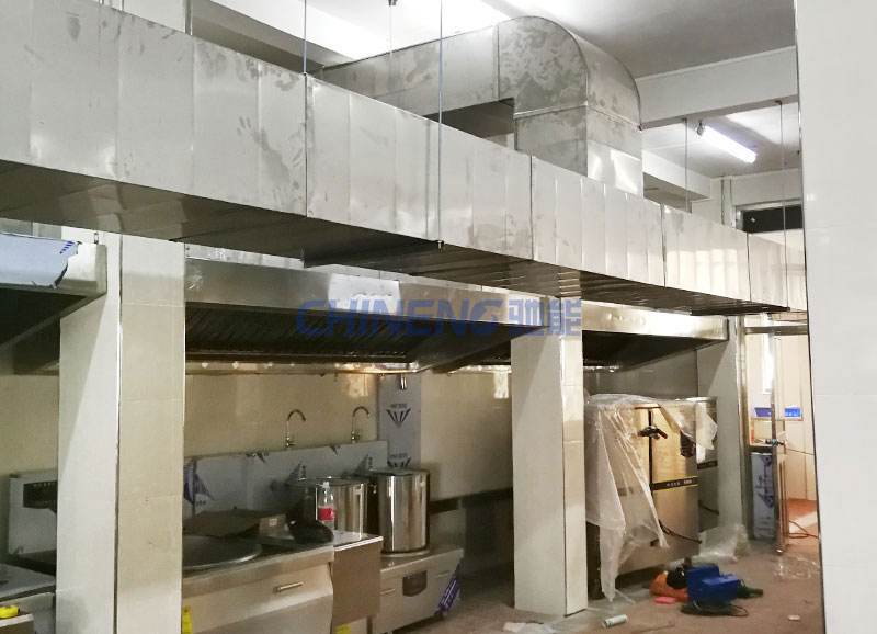 鶴山沙坪第二小學食堂新風系統