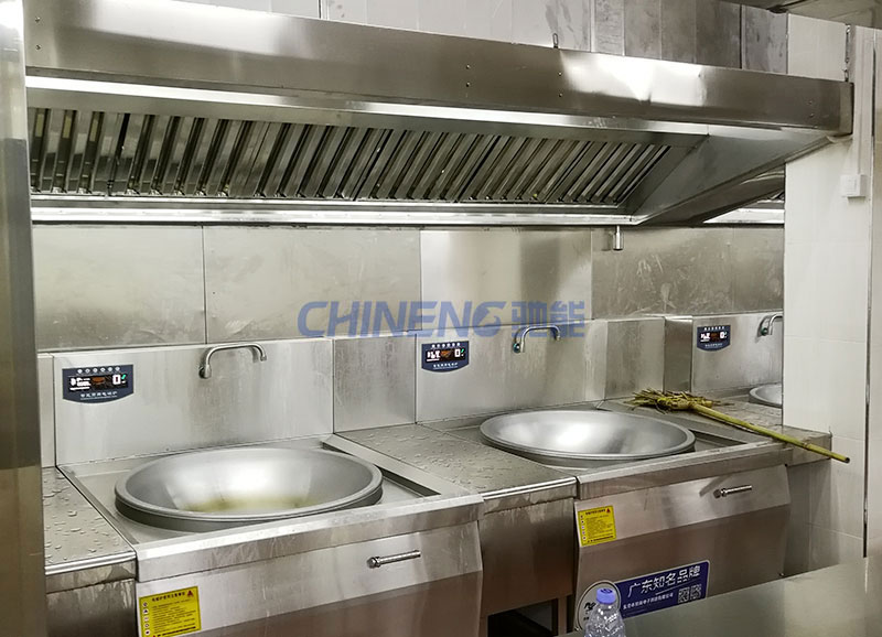 鶴山沙坪第二小學食堂烹飪區設備