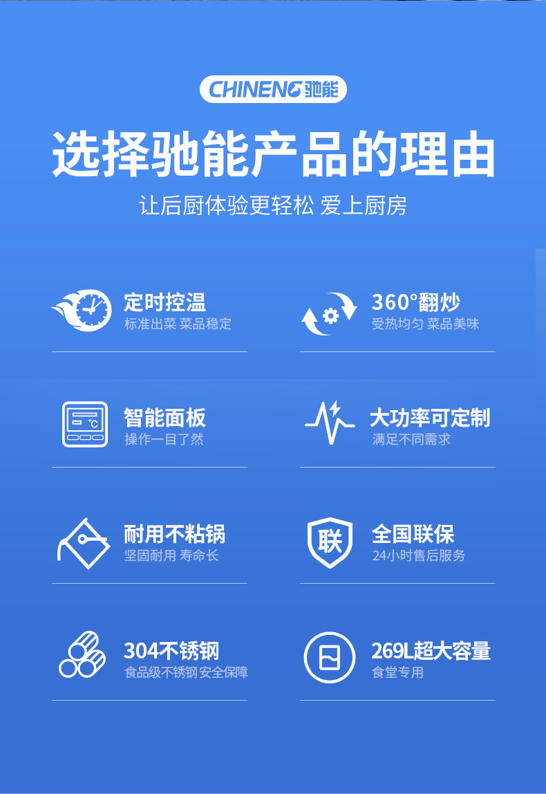 馳能炒菜機性能