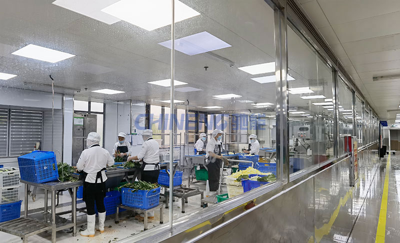 鑫輝餐飲智谷餐廳蔬菜處理生產線