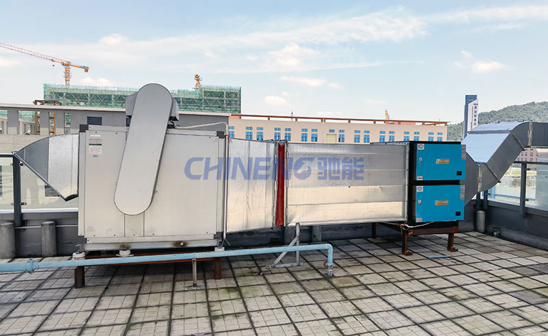 中山百盛生物科技食堂油煙凈化系統