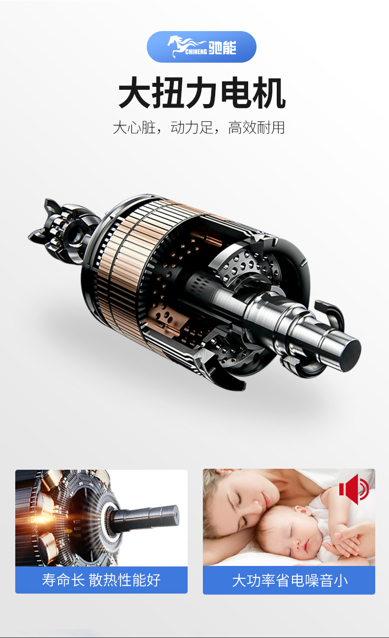 絞切兩用機大扭力電機