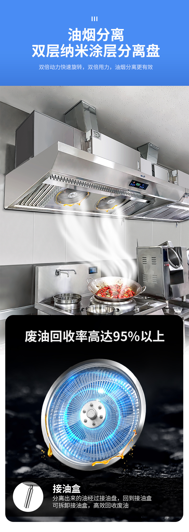 油煙凈化一體機油煙分離技術