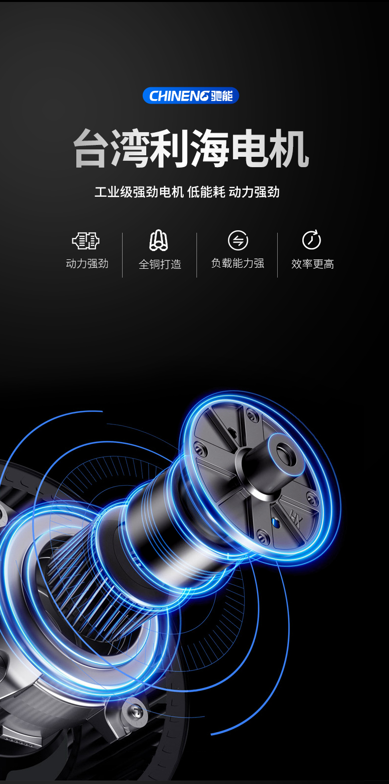 毛刷去皮機電機展示